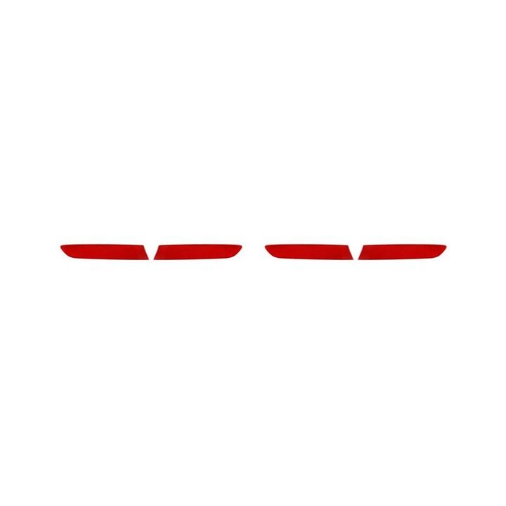 Set 2 perechi reflectoare laterale rosu plastic 63257352209 63257352210