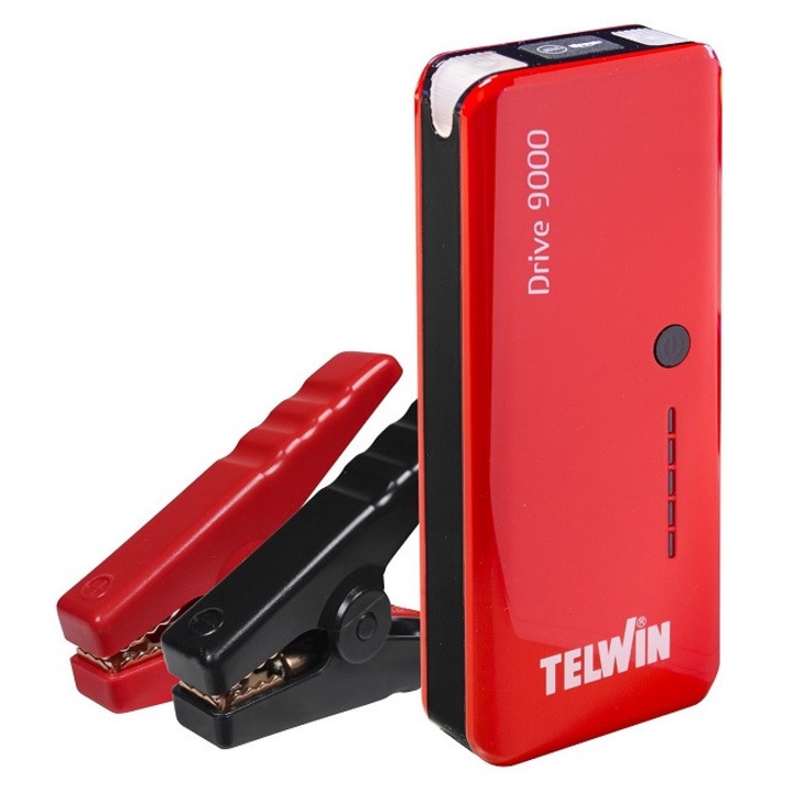 Dispozitiv portabil TELWIN cu functie de pornire auto si moto 600 A, DRIVE 9000