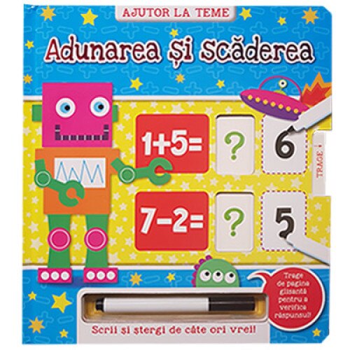 Scrii si stergi - Adunarea si scaderea