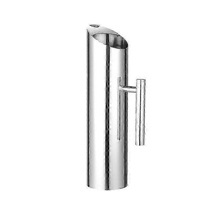 Carafa din otel inoxidabil 2L, maner ergonomic, argintiu, 36x8.8cm