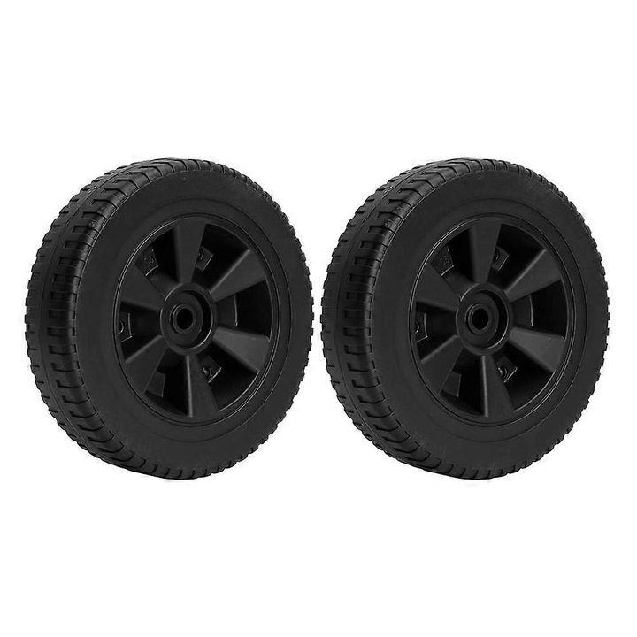 Roti gratar 7inch plastic negru set 2 buc