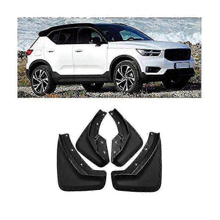 Aparatori noroi set 4 piese ABS negru 2024 Volvo XC40 Recharge