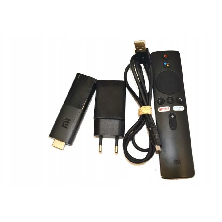 Стик телевизор Xiaomi Mi TV Stick Android Full HD черен 92.4x30.2x15.2mm 28.5g