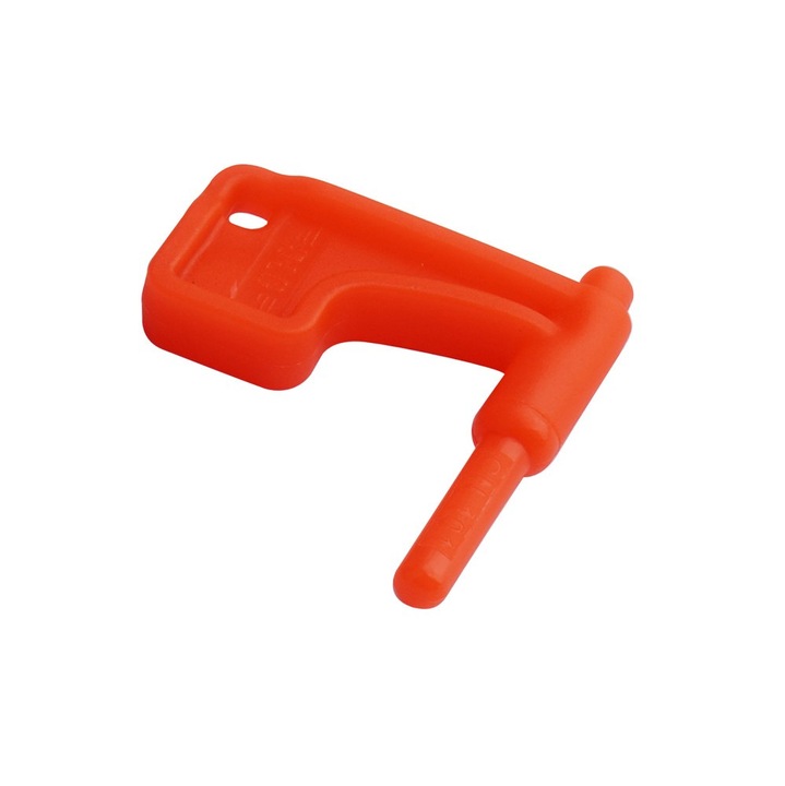 Flaga siguranta pistol DLG Tactical polimer rosu 45x42x8mm