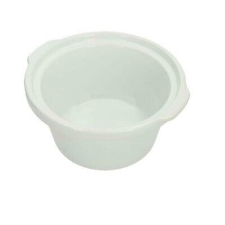 Oala ceramica pentru gatit lent 2.5L rotund alb