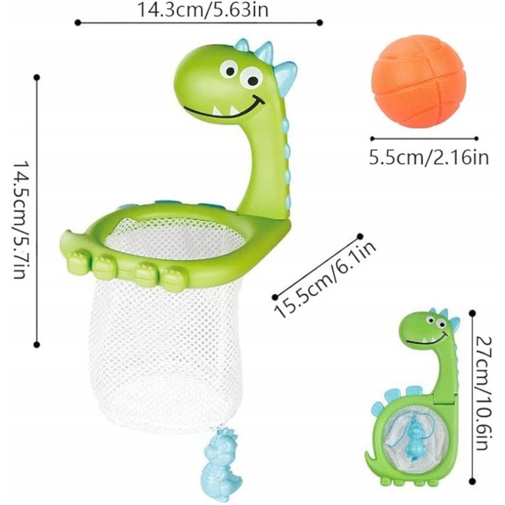 Tengeri állatos fürdőjáték készlet, többszínű, 7 darabos, 3+ év
