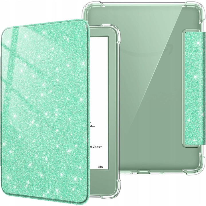 Husa transparenta Kindle 11 generatie 6 inch TPU negru usoara rezistenta