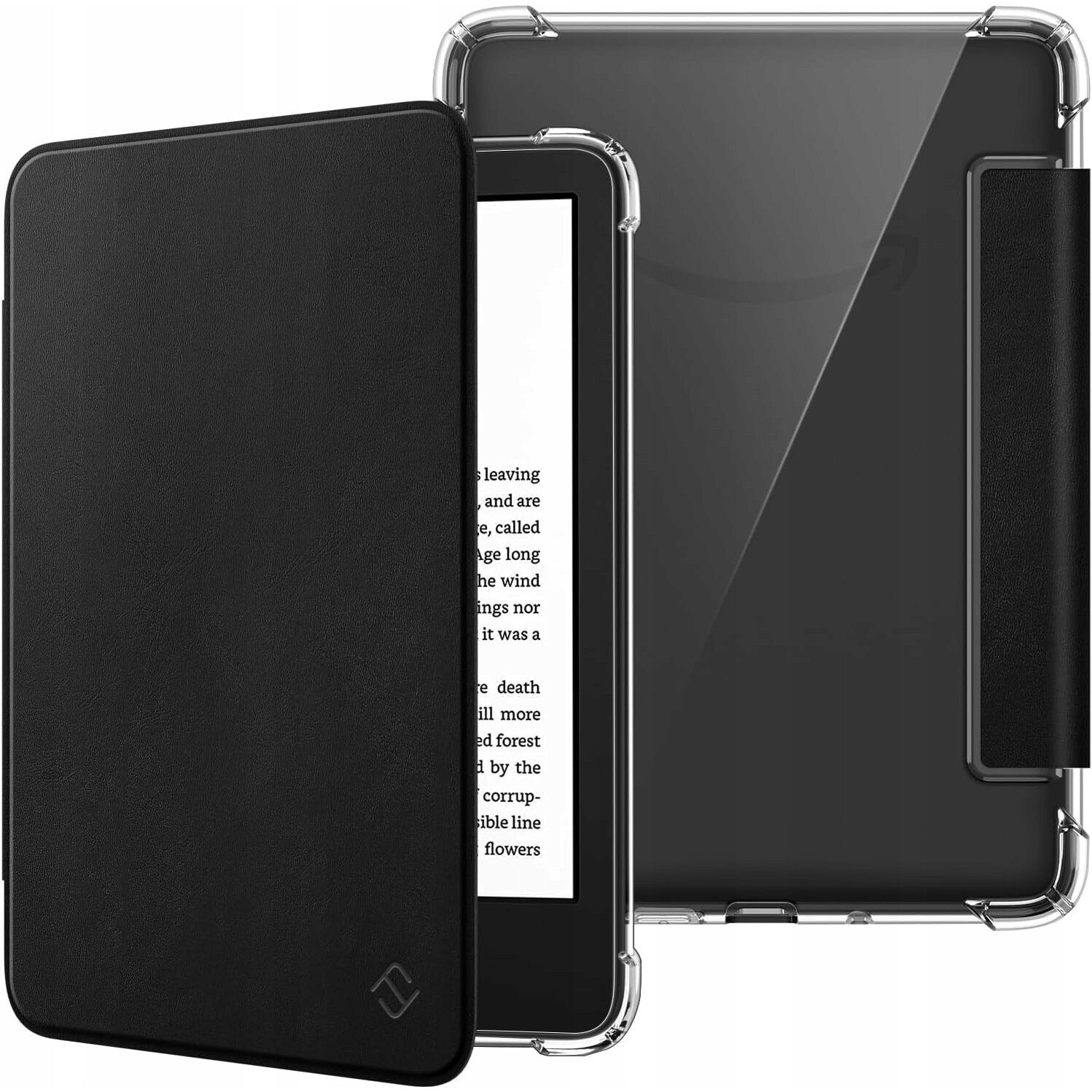 Husa transparenta Kindle 11 generatie 6 inch TPU negru usoara rezistenta