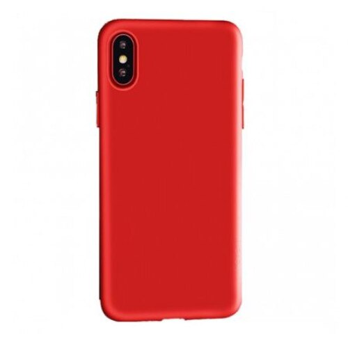Husa protectie X-LEVEL pentru Apple iPhone X, Silicon, Capac Spate, Rosie