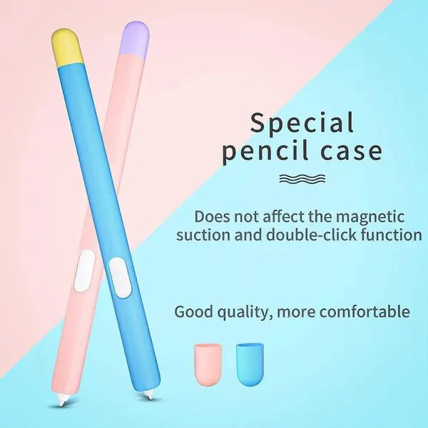 Husa pentru stylus compatibila Galaxy S6 Lite, invelis din silicon lavabil, anti-soc si anti-zgariere, roz/lila
