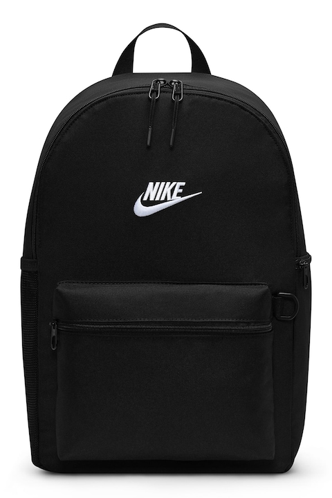 Nike, Rucsac unisex cu buzunar exterior Heritage - 23 L, Negru