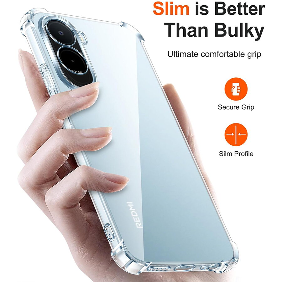 Husa pentru Xiaomi Redmi A7 Pro 4G - Techsuit Shockproof Clear Silicone - Clear