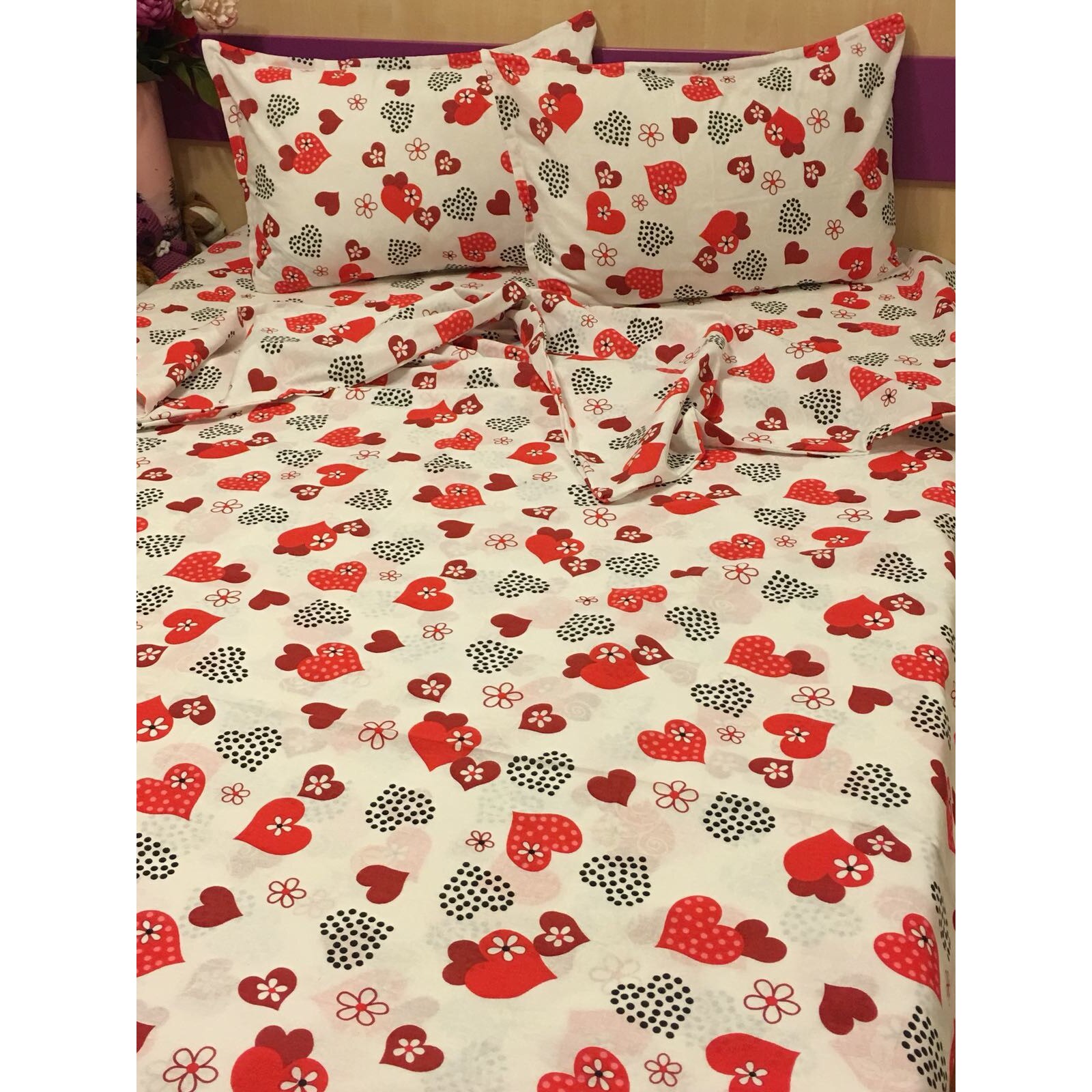 Lenjerie dubla by Liz Line - bumbac 100% - patru piese - D42