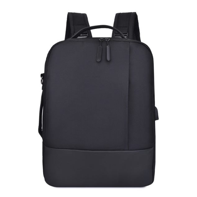 Rucsac barbati, multifunctional, USB, mov, 30x13x41cm