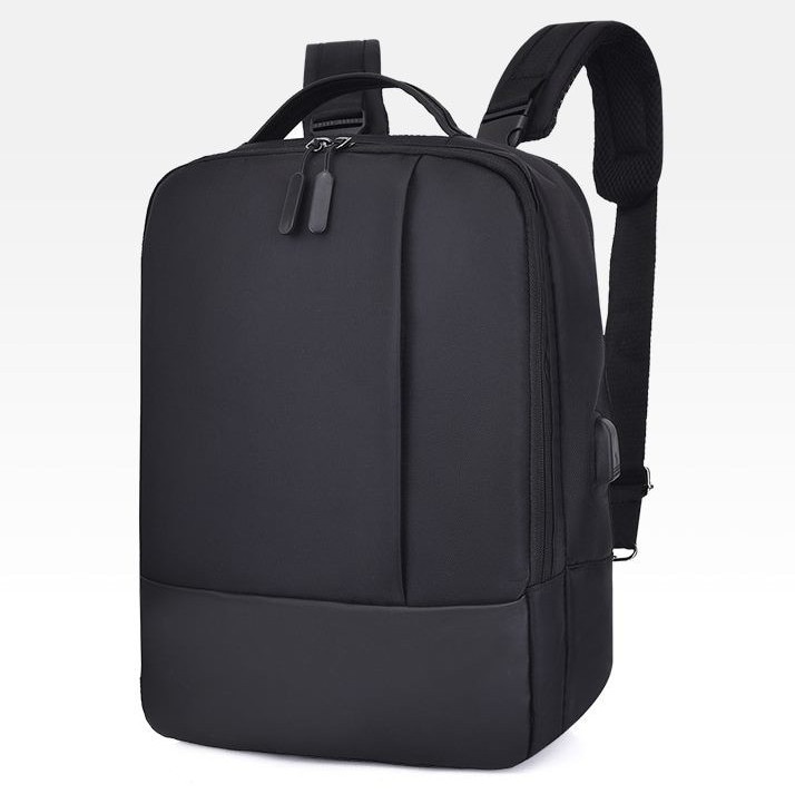 Rucsac barbati, multifunctional, USB, mov, 30x13x41cm