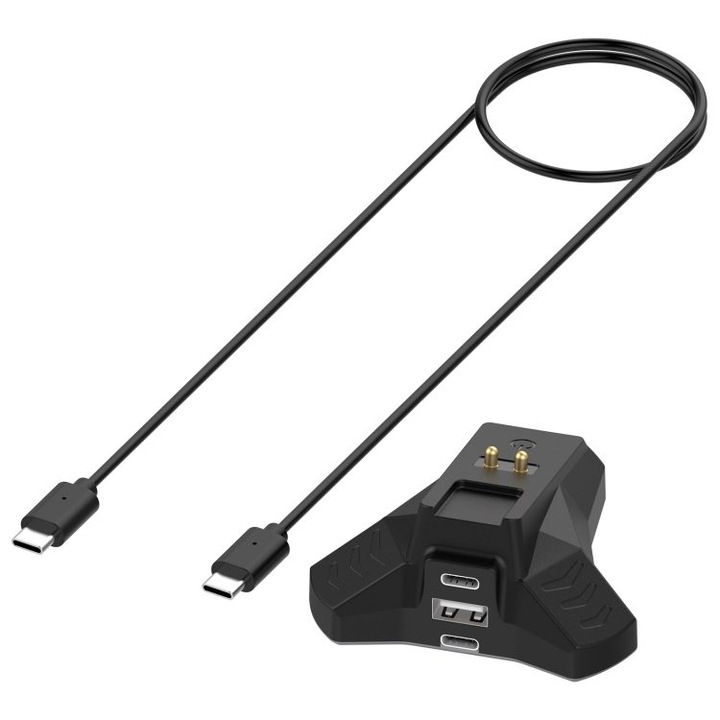 Vezeték nélküli egér töltőbázis 60W 1.5m fém USB Type-C kábel