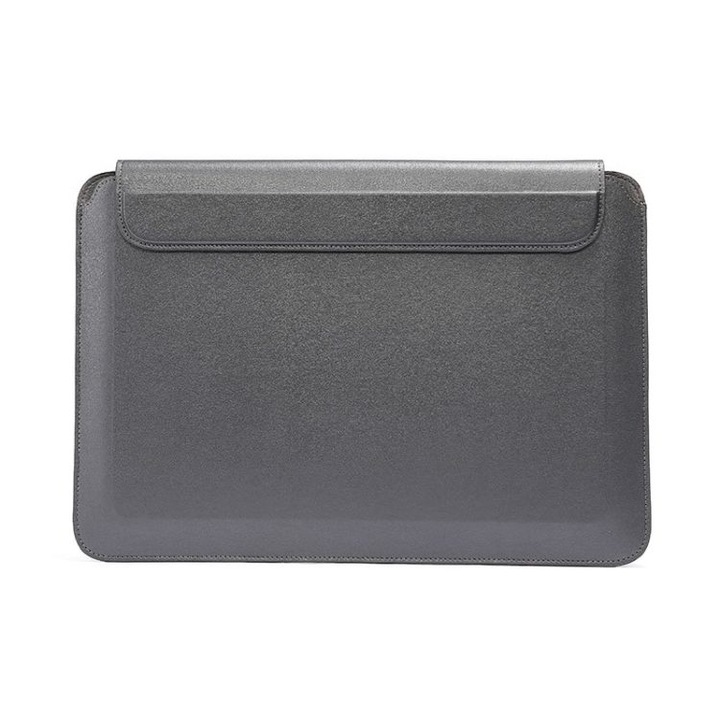 Geanta laptop multifunctionala, gri, 35.5x25cm, 13.3-14 inch
