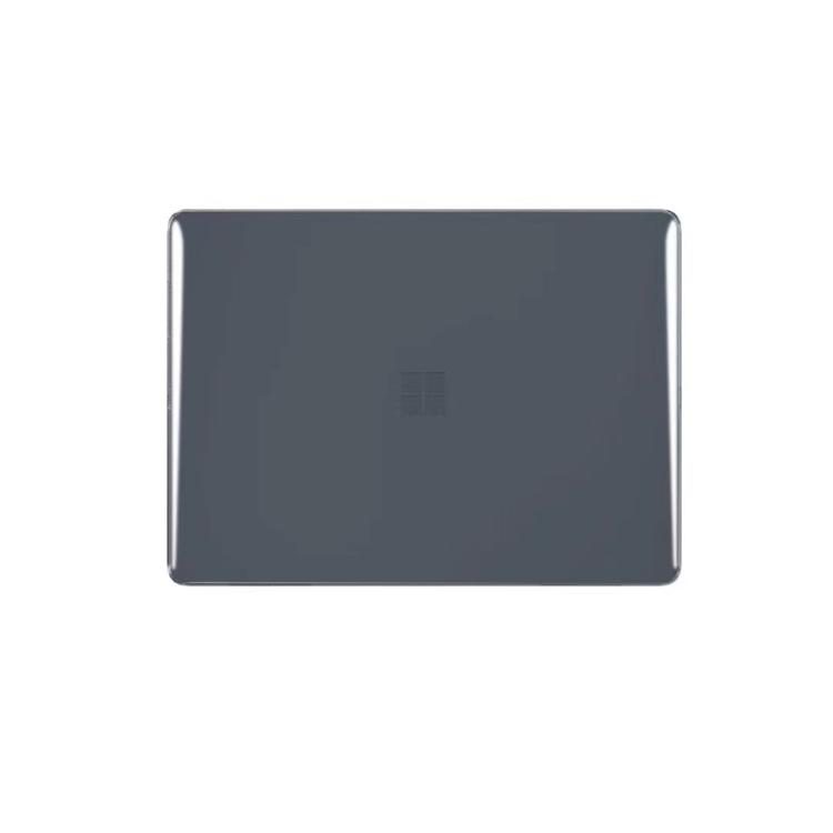 Husa pentru Microsoft Surface Laptop 13,5" K0403-emagCJ-29523, ultra-subtire, carcasa rigida cu protectie anti-soc si anti-zgarieturi, orificii de ventilatie, gri metalic