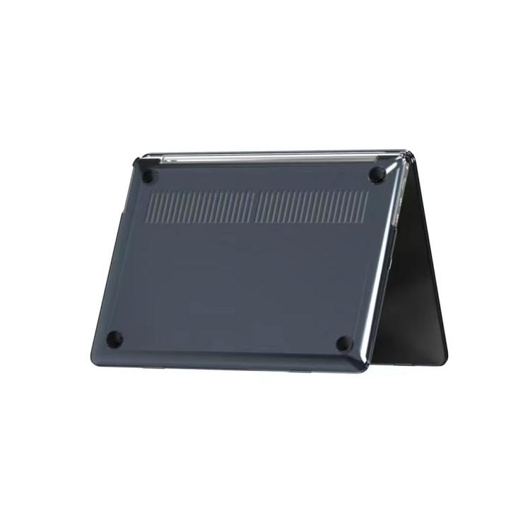 Husa pentru Microsoft Surface Laptop 13,5" K0403-emagCJ-29523, ultra-subtire, carcasa rigida cu protectie anti-soc si anti-zgarieturi, orificii de ventilatie, gri metalic