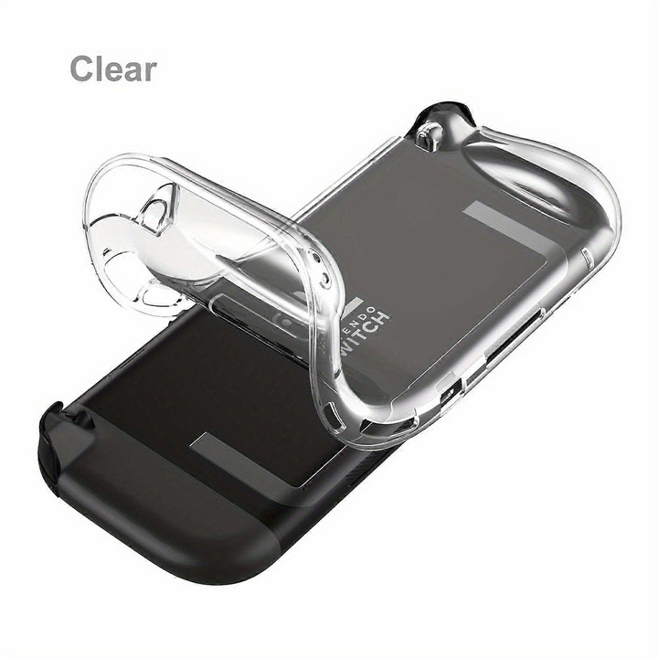 Husa protectie console Switch 2, TPU transparent, grip ergonomic, 2025