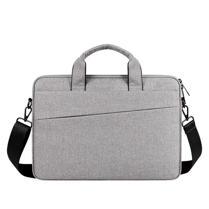 Geanta laptop 15.6 inch, Oxford, rezistenta la apa, multifunctionala, negru