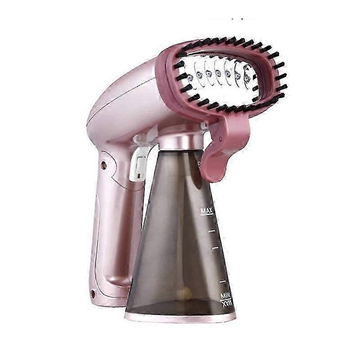 Fier de calcat cu aburi portabil pliabil 1500W alb 15x10x21cm set