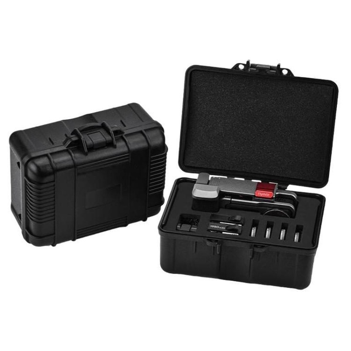 Комплект дръжка и алуминиев корпус за DJI Osmo Action 10.7x7.2x5.5cm черен