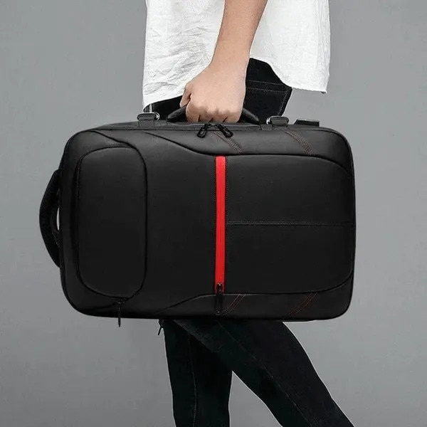 Rucsac laptop impermeabil USB 15.6 inch negru 45x30x14cm