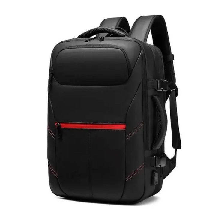 Rucsac laptop impermeabil USB 15.6 inch negru 45x30x14cm