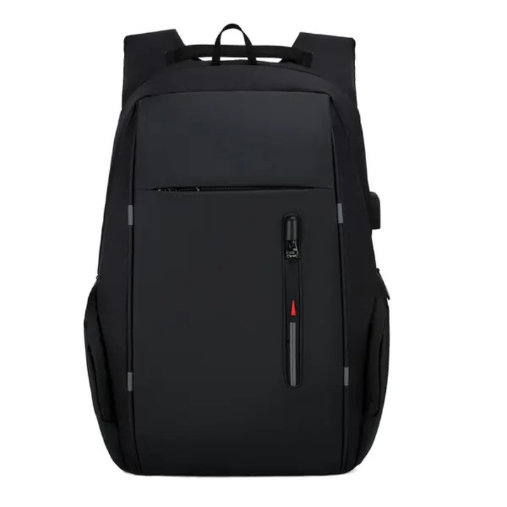 Rucsac laptop 17.3 inch, rezistent la apa, port USB, negru, 46x30x16cm