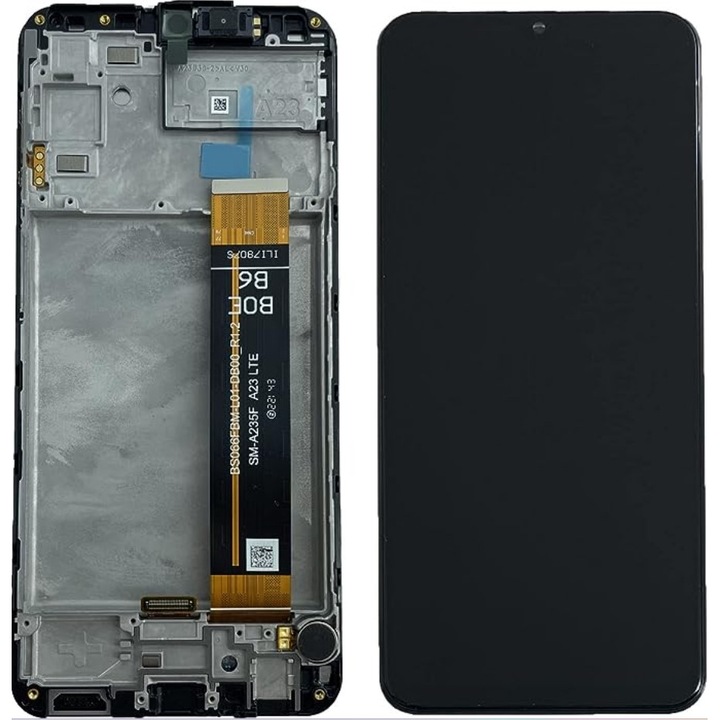 LCD kijelző érintőképernyővel és kerettel, Digital One, Samsung A23 4G A235-höz