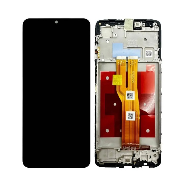 LCD kijelző érintőképernyővel, Samsung Galaxy A07 A075-höz, Kerettel