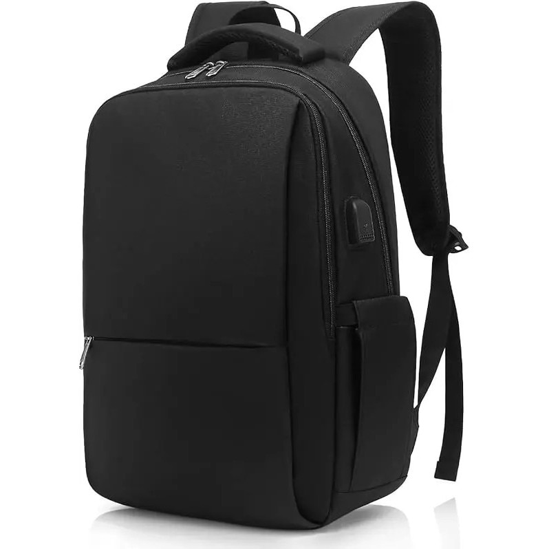 Rucsac laptop rezistent apa, port incarcare USB, compartiment protectie 15 inch, nylon usor