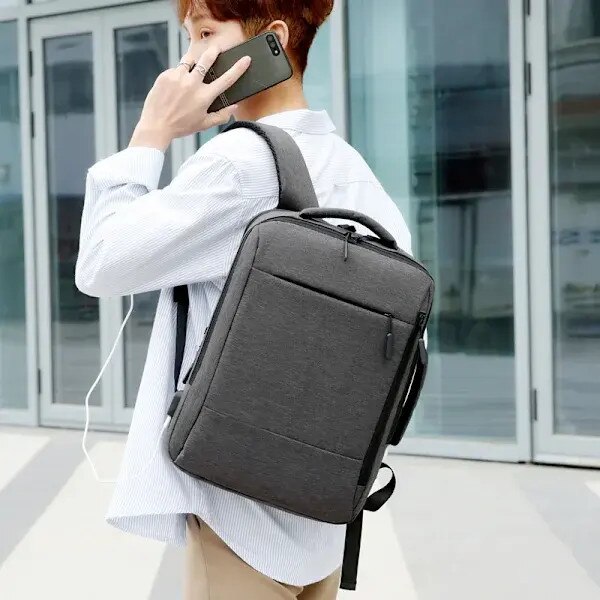 Rucsac urban simplu, rezistent la socuri, multicolor, 15 inch, 20-35L