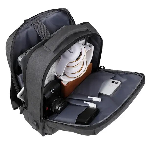 Rucsac urban simplu, rezistent la socuri, multicolor, 15 inch, 20-35L