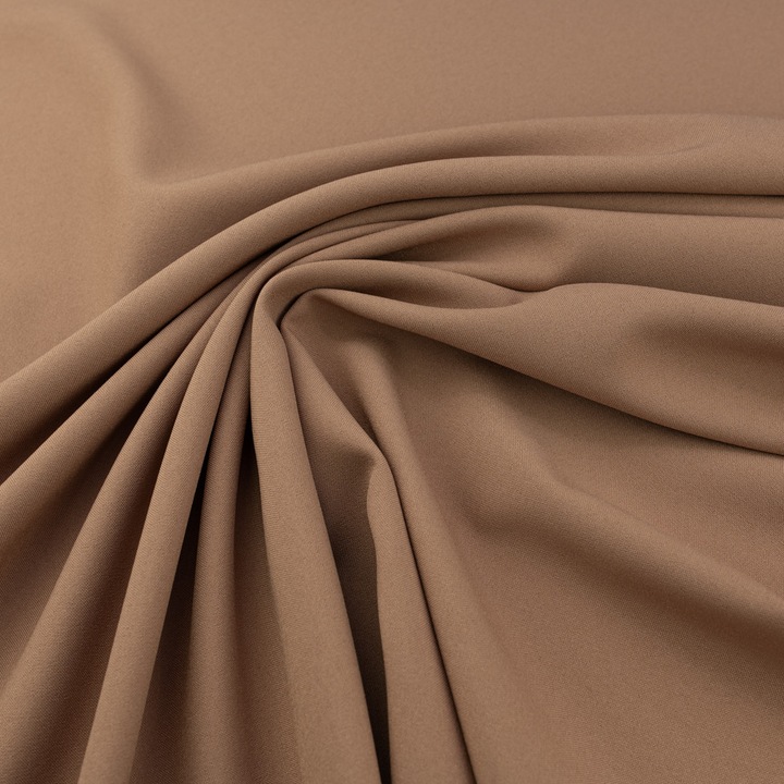 Panama Kompanio textil anyag, poliészter, sötét bézs, 150x0.5m, 250g/m