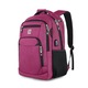 Rucsac laptop 18 inch, USB, rezistent la apa si socuri, negru 46x32x20cm