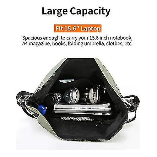 Rucsac laptop rezistent apa, pliabil, capacitate mare, multicolor, 26x14x46 cm