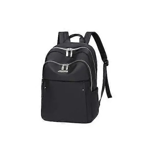 Rucsac laptop negru, rezistent la apa, cu port USB, 180° deschidere, 45x30x15cm