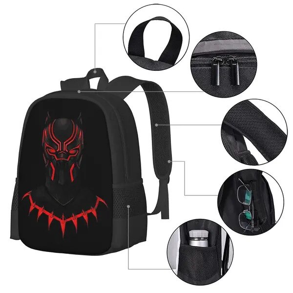 Rucsac multifunctional negru 41x30x11.5cm capacitate mare, ergonomic, rezistent la uzura