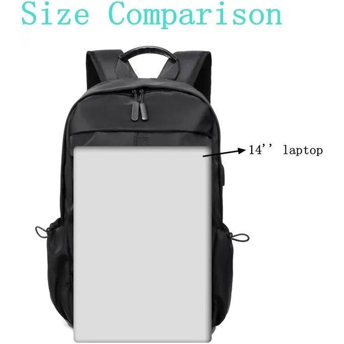 Rucsac pentru laptop din poliester, rezistent la apa, anti-furt, cu fermoar vertical si multiple buzunare, model IZO-CJ-K0502-2026-0721-6841, gri, 29 x 13 x 42 cm