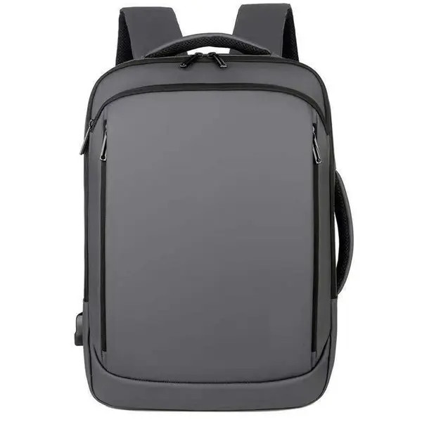 Rucsac laptop 16 inch, rezistent apa, multifunctional, negru 42x30x12cm