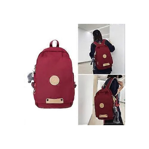 Rucsac pentru laptop din nylon, unisex, capacitate mare, Negru