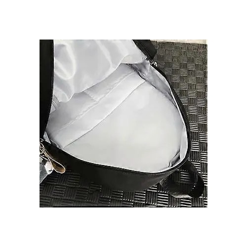Rucsac pentru laptop din nylon, unisex, capacitate mare, Negru