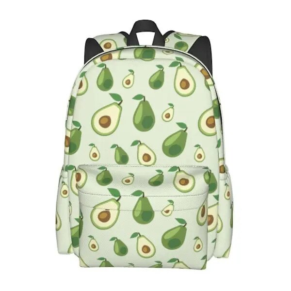 Rucsac casual, model avocado, rezistent la apa, 42x32x14 cm, unisex