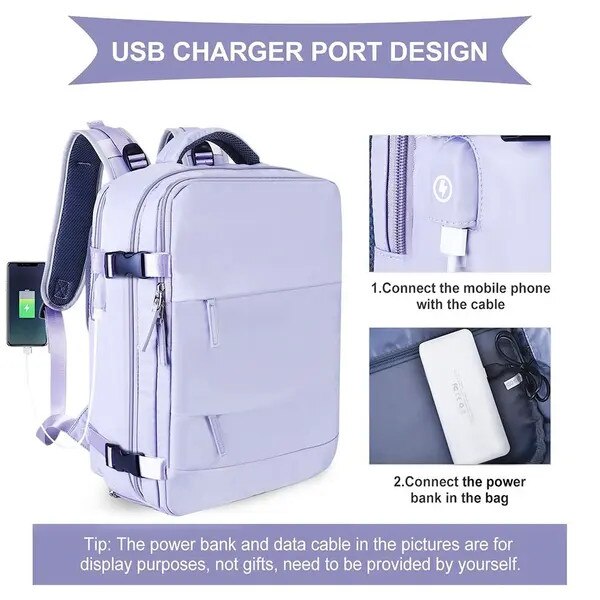 Rucsac laptop multifunctional, 42x31x17cm, multicolor