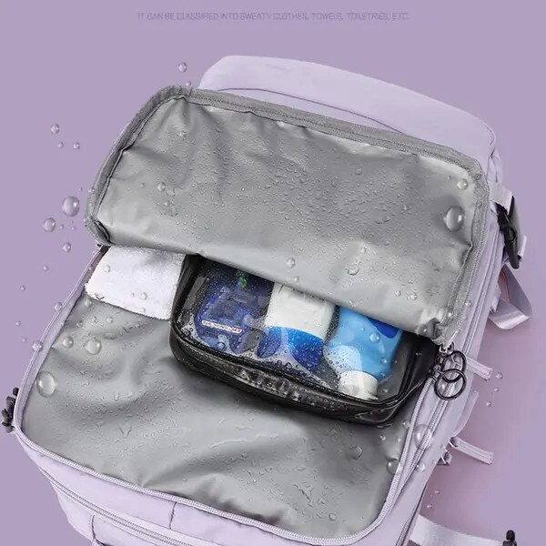 Rucsac laptop multifunctional, 42x31x17cm, multicolor