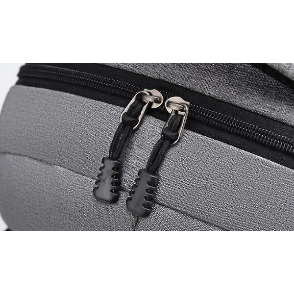Rucsac laptop 15.6 inch, Oxford, poliester, negru, 45x30x15cm