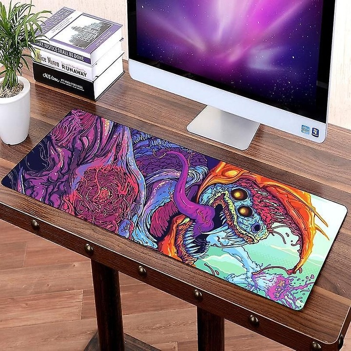 Mousepad gaming 80x30cm multicolor mare