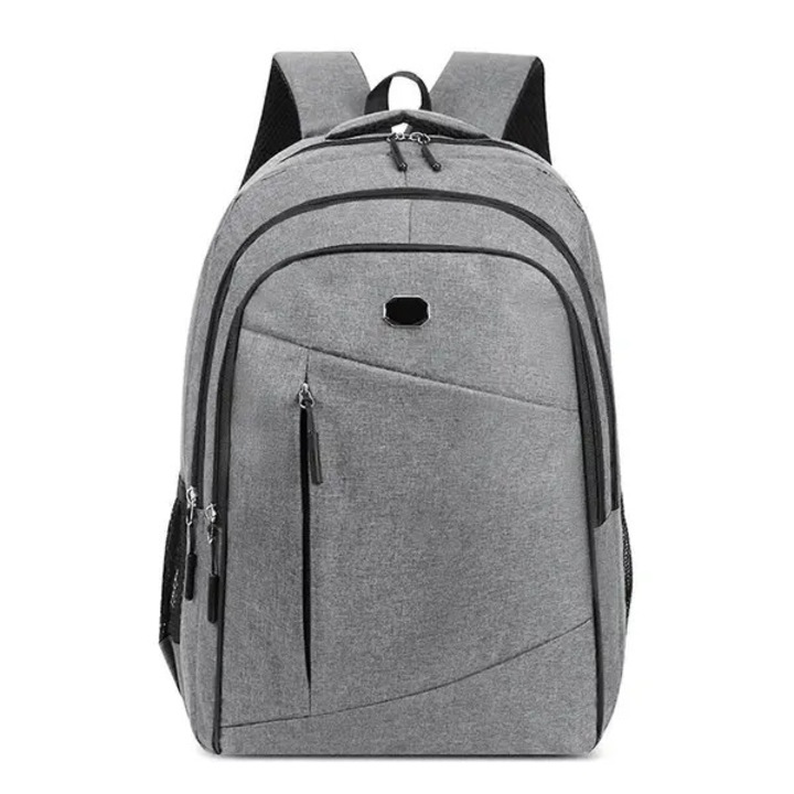 Rucsac Oxford pentru barbati, capacitate mare, gri, 17 inch